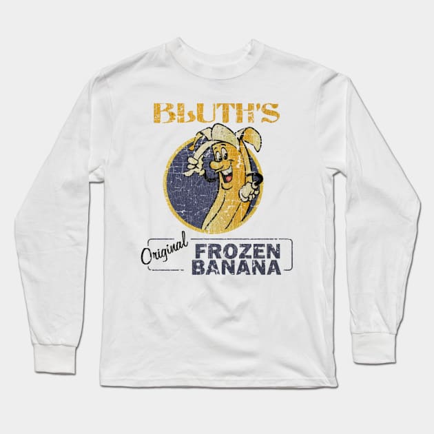 Bluth's Original Frozen Banana 1953 Long Sleeve T-Shirt by Thrift Haven505